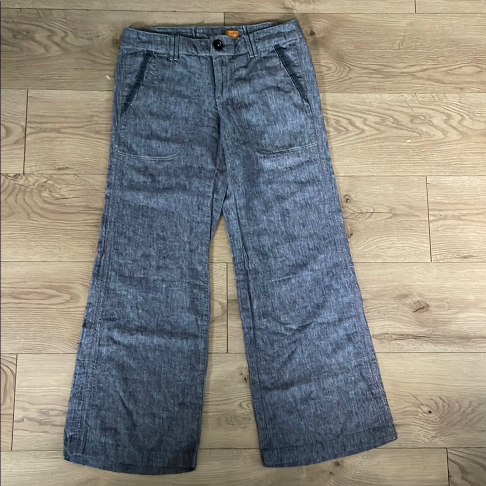 Pilcro and the Letterpress by Anthropologie linen blend pants